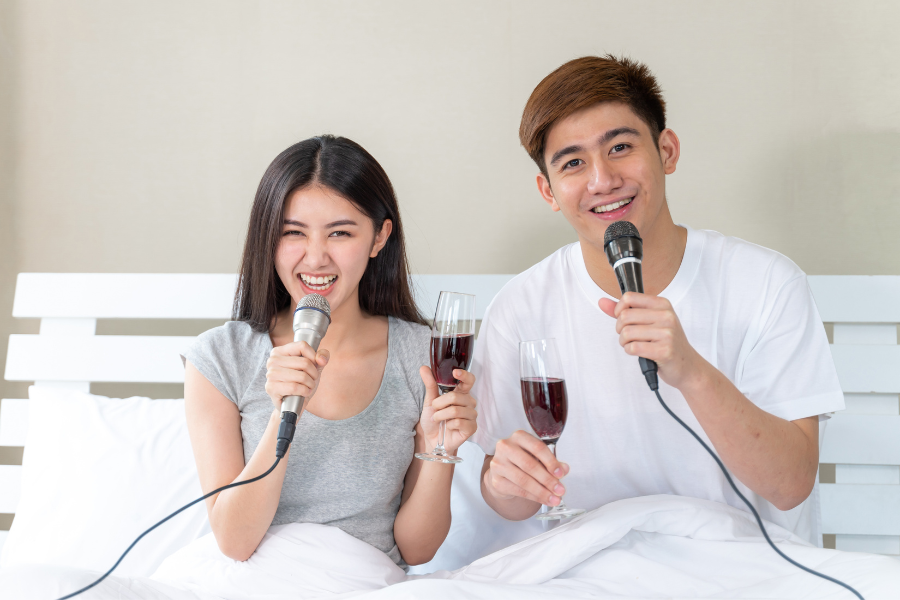 alat karaoke rumah rising set top box

