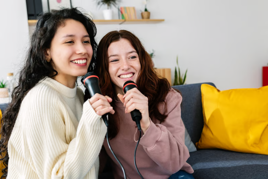 cara mengatasi vokal delay saat karaoke di tv